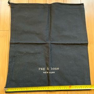 Authentic rag & bone dust bag